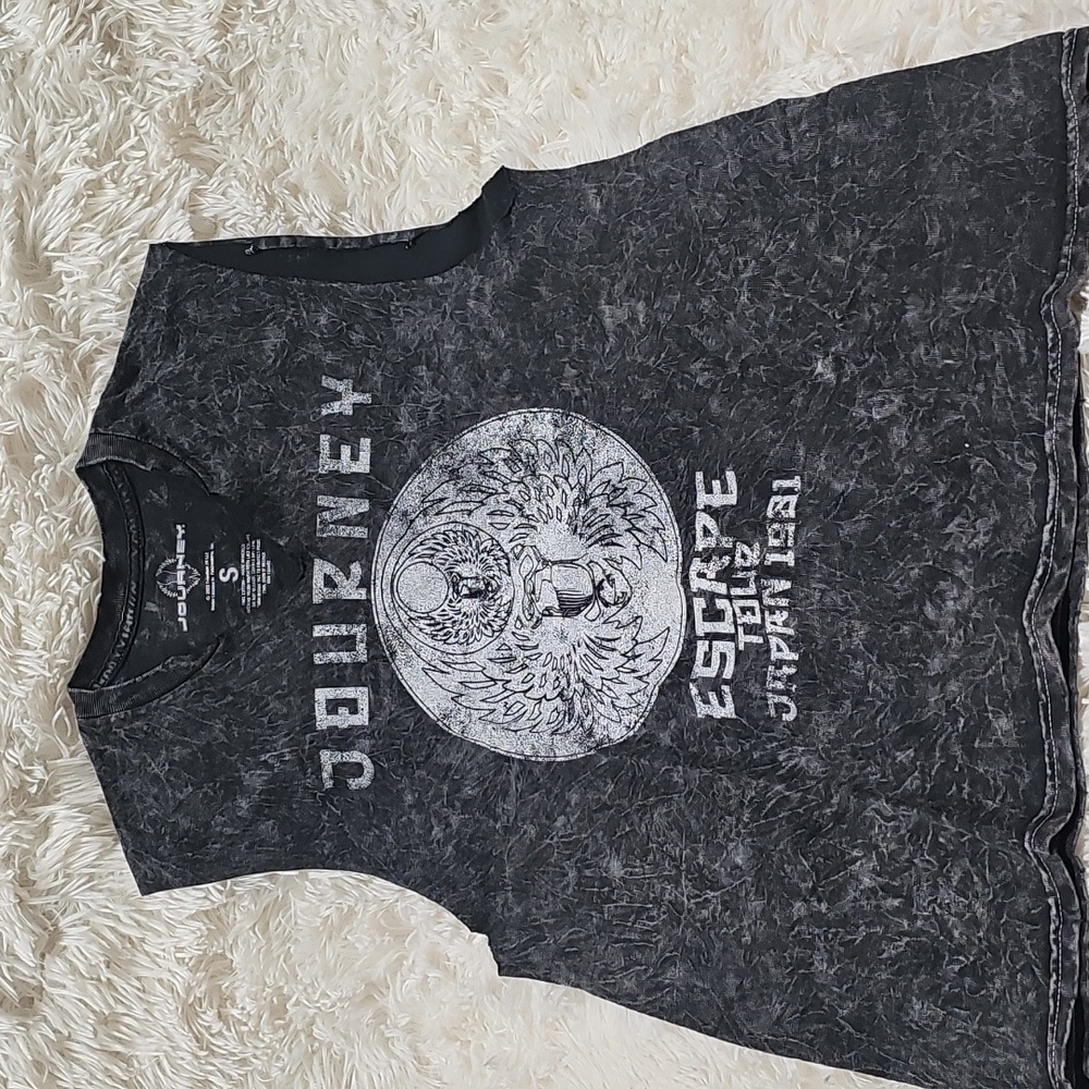 Journey Escape Tour Japan Distressed Modish Rebel Sleeveless Band T-shirt